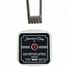 Coils Quad Core Fused Clapton DL Ni80 0.2 ohm Fumytech Coils Quad Core Fused Clapton DL Ni80 0.2 ohm Fumytech