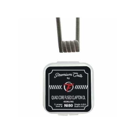 Coils Quad Core Fused Clapton DL Ni80 0.2 ohm Fumytech