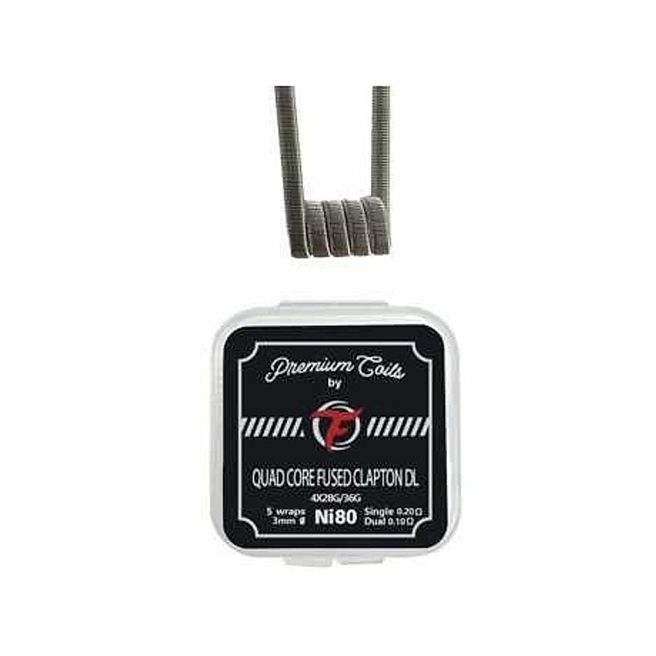 Coils Quad Core Fused Clapton DL Ni80 0.2 ohm Fumytech Coils Quad Core Fused Clapton DL Ni80 0.2 ohm Fumytech
