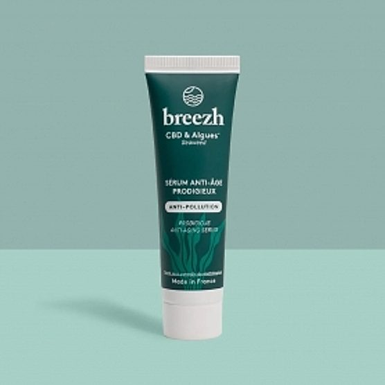 Sérum anti-âge prodigieux CBD & Algues sauvages Breezh Sérum anti-âge prodigieux CBD & Algues sauvages Breezh