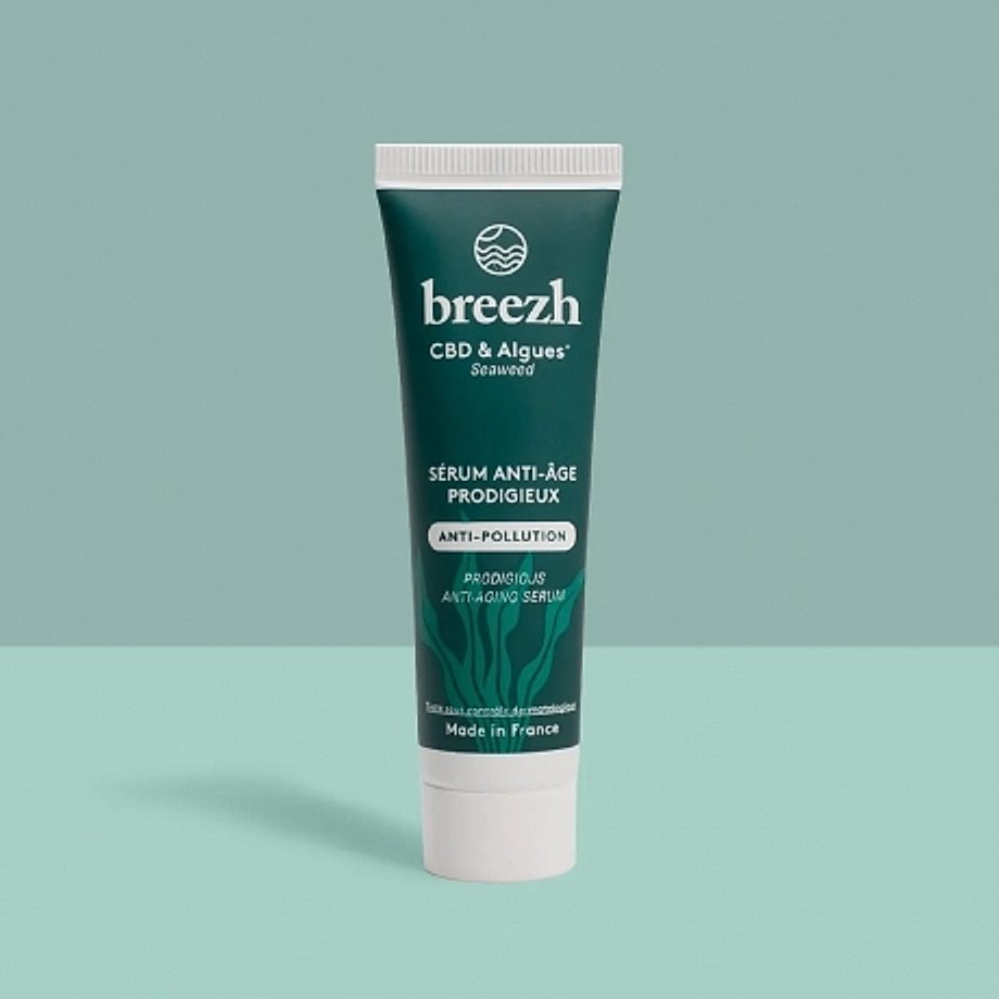 Sérum anti-âge prodigieux CBD & Algues sauvages Breezh Sérum anti-âge prodigieux CBD & Algues sauvages Breezh