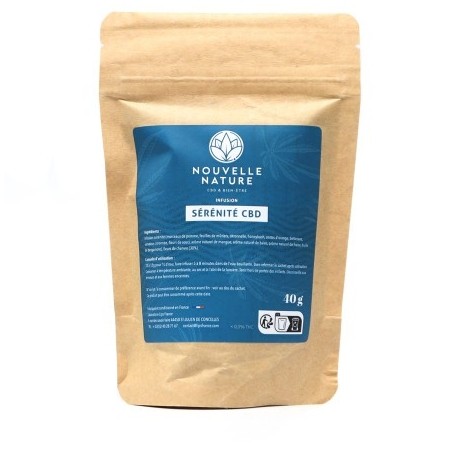 Tisane CBD Sérénité Nouvelle Nature 40g Le French Liquide Tisane CBD Sérénité Nouvelle Nature 40g Le French Liquide