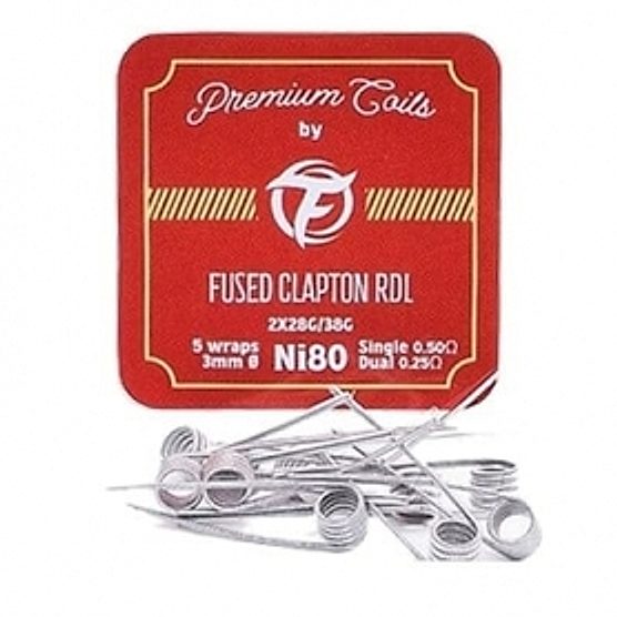Boite de 10 coils Fused Clapton RDL 0.5 ohm Fumytech Boite de 10 coils Fused Clapton RDL 0.5 ohm Fumytech