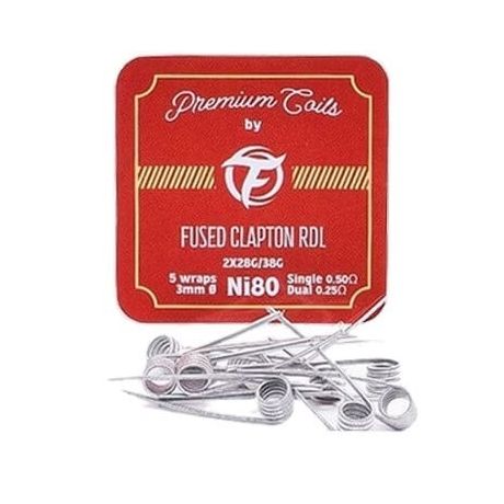 Boite de 10 coils Fused Clapton RDL 0.5 ohm Fumytech