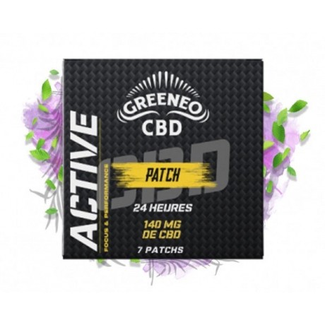 Patch 24h Active CBD 140mg Greeneo Patch 24h Active CBD 140mg Greeneo