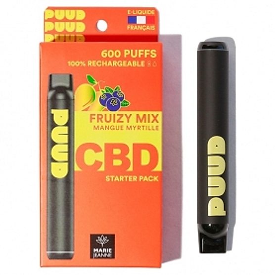 Puud Fruizy Mix CBD 5% 600 puffs Marie Jeanne