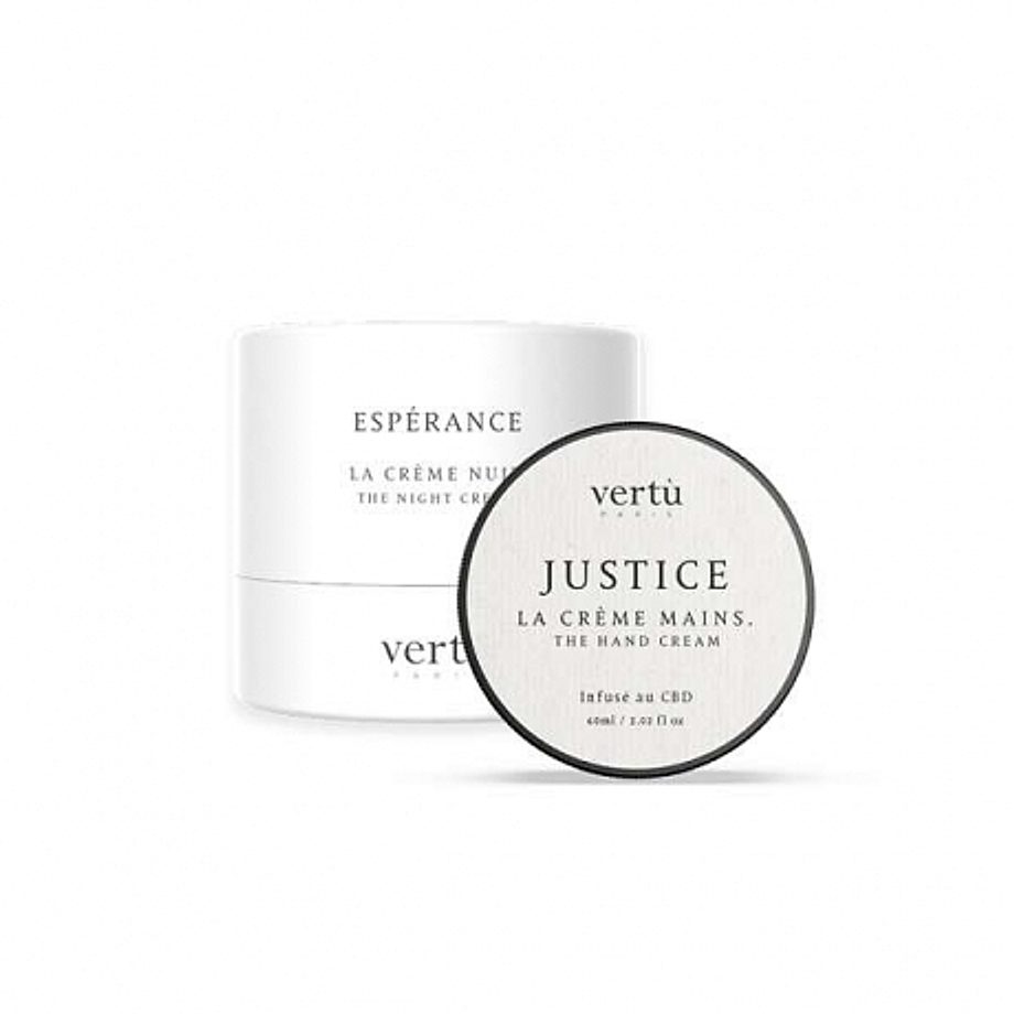 Justice la crème mains CBD 1000mg 60ml Vertu Justice la crème mains CBD 1000mg 60ml Vertu
