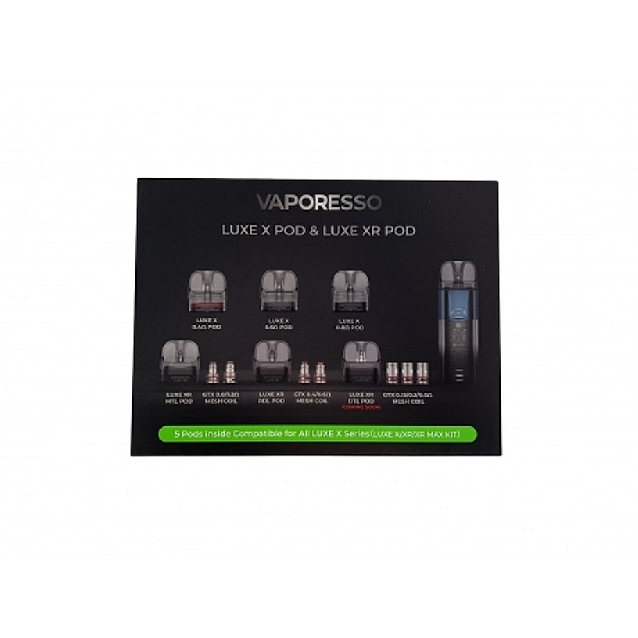 Pack cartouches Luxe X et Luxe XR Vaporesso Pack cartouches Luxe X et Luxe XR Vaporesso