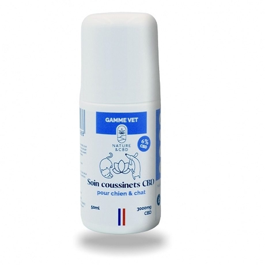 Soin coussinets CBD 6% pour chien & chat Nature & CBD Soin coussinets CBD 6% pour chien & chat Nature & CBD