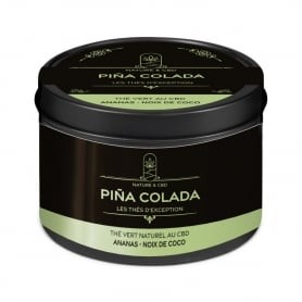 Thé vert CBD Piña Colada Ananas Noix de coco Nature & CBD