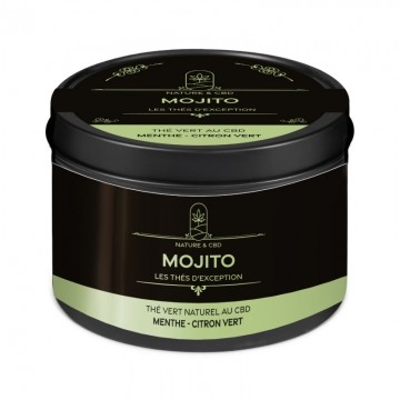 Thé vert CBD Mojito Menthe Citron vert Nature & CBD