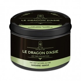 Thé vert CBD Dragon d'Asie Mandarine Mangue Nature & CBD