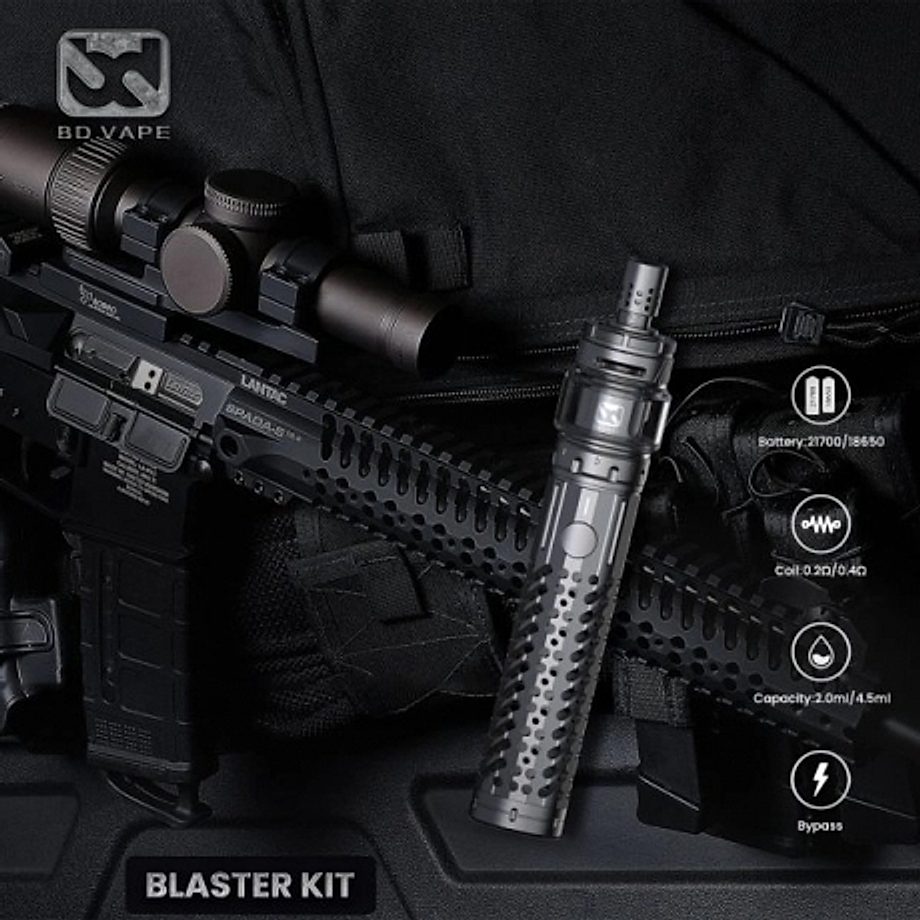 Cigarette electronique Kit Blaster et Precisio Sub-Ohm Blaster Edition BD Vape Cigarette electronique Kit Blaster et Precisio Sub-Ohm Blaster Edition BD Vape
