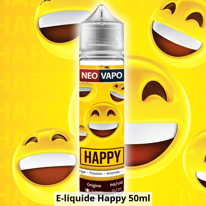 E-liquide Happy 50ml ds 12,50