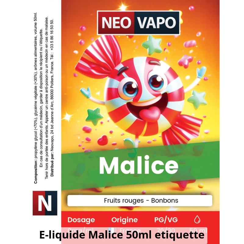 meilleur e-liquide sans nicotine E-liquide Fruits Rouges - Ma Petite Vape main image 0