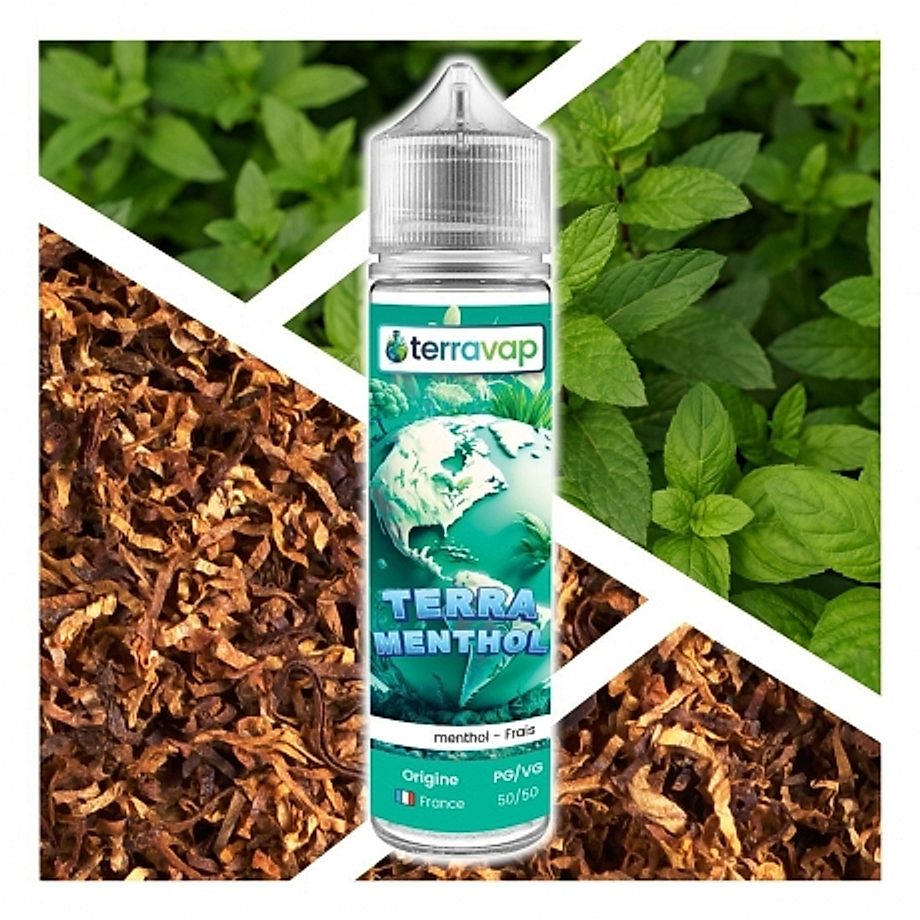 E-liquide Terra menthol 50ml Terravap E-liquide Terra menthol 50ml Terravap
