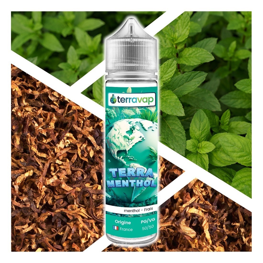 E-liquide Terra menthol 50ml Terravap ds 12,50