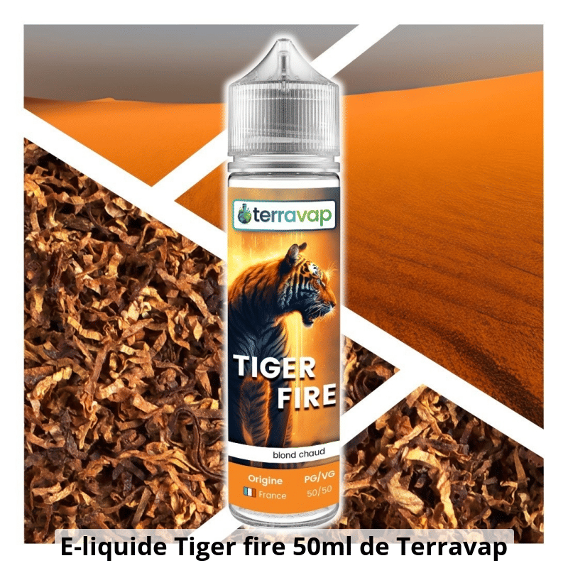 E-liquide Tiger fire 50ml Terravap ds 12,50