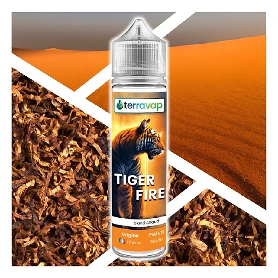 E-liquide Tiger fire 50ml Terravap E-liquide Tiger fire 50ml Terravap