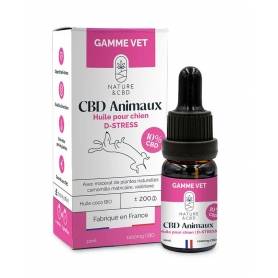 Huile CBD Animaux D-stress pour chien 10% Nature CBD Huile CBD Animaux D-stress pour chien 10% Nature CBD