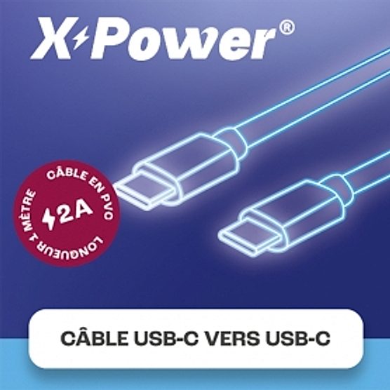 Câble USB-C vers USB-C X Power Câble USB-C vers USB-C X Power