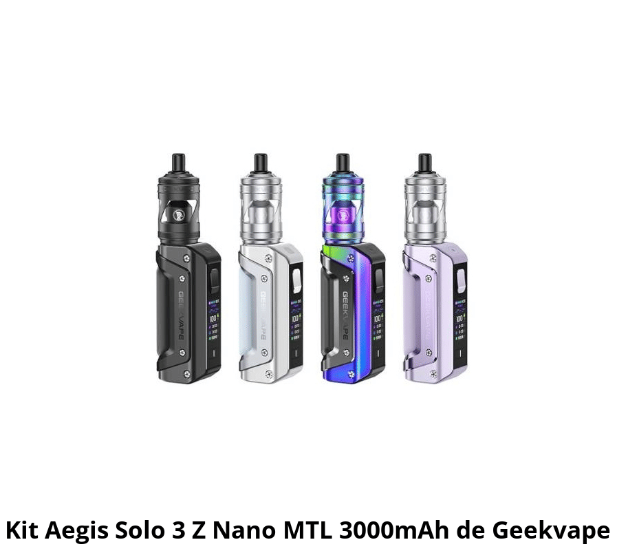 cigarette électronique la croix blanche Kit Aegis Solo 3 Z Nano MTL 3000mAh Geekvape dès 64,90 €