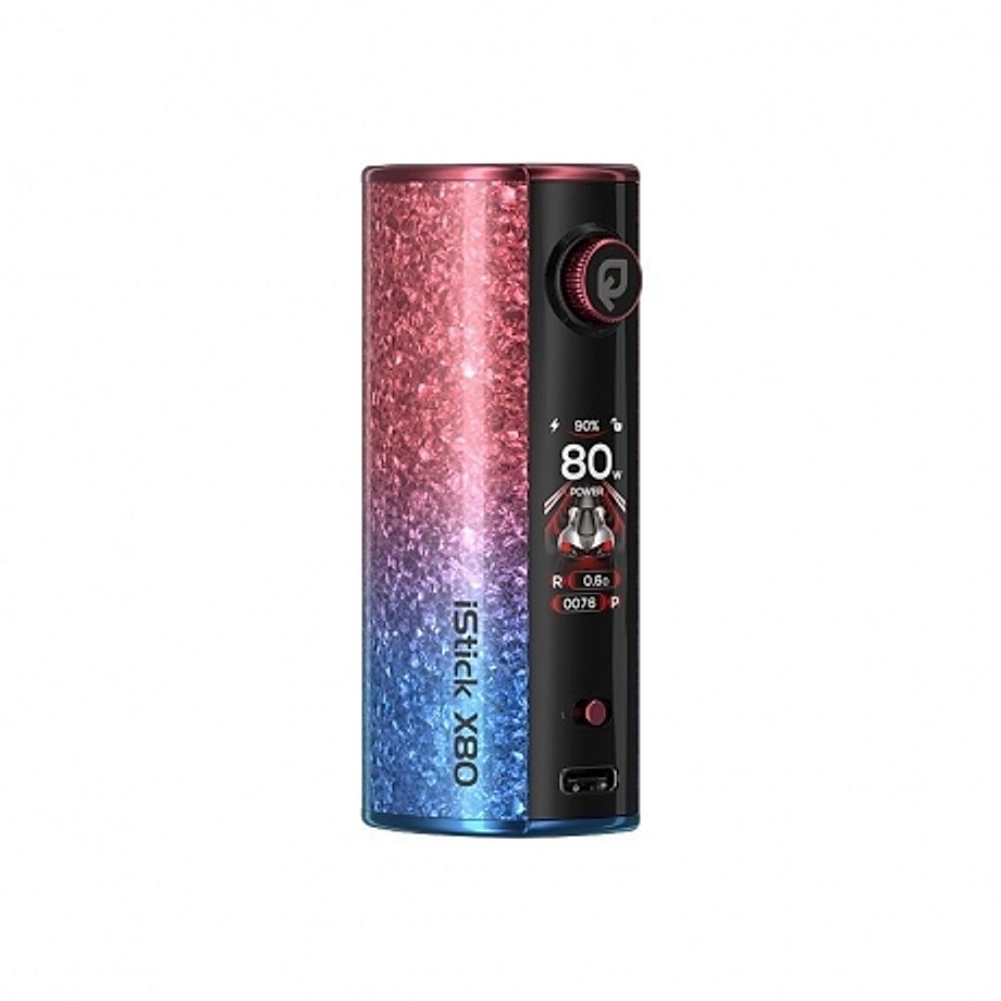 Box iStick X80 Eleaf Red blue Box iStick X80 Eleaf Red blue