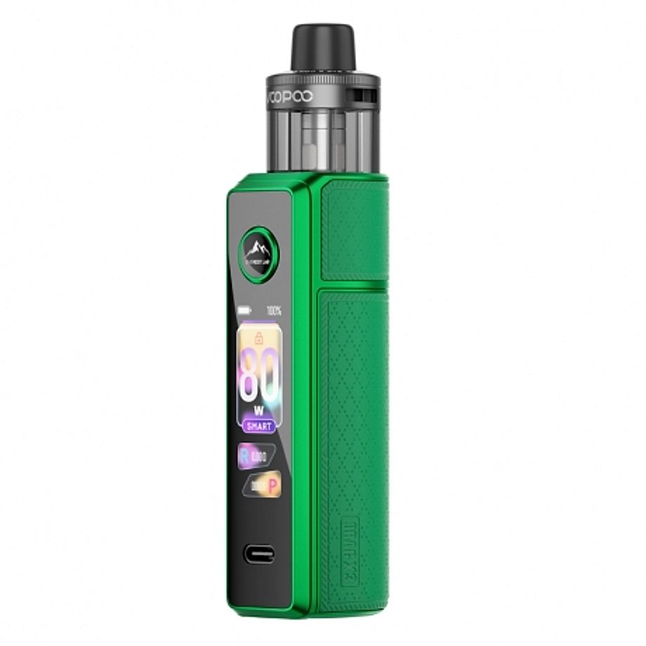 Cigarette electronique Kit Drag X3 Voopoo Moss green