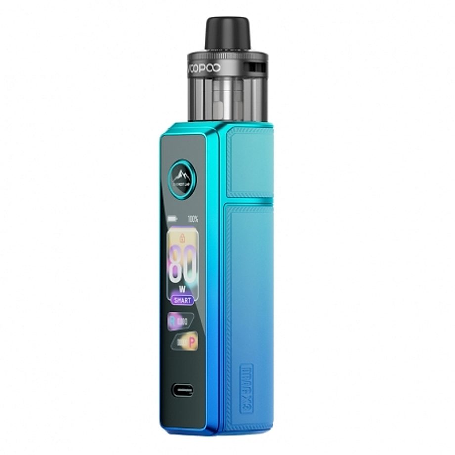 Cigarette electronique Kit Drag X3 Voopoo Sky blue