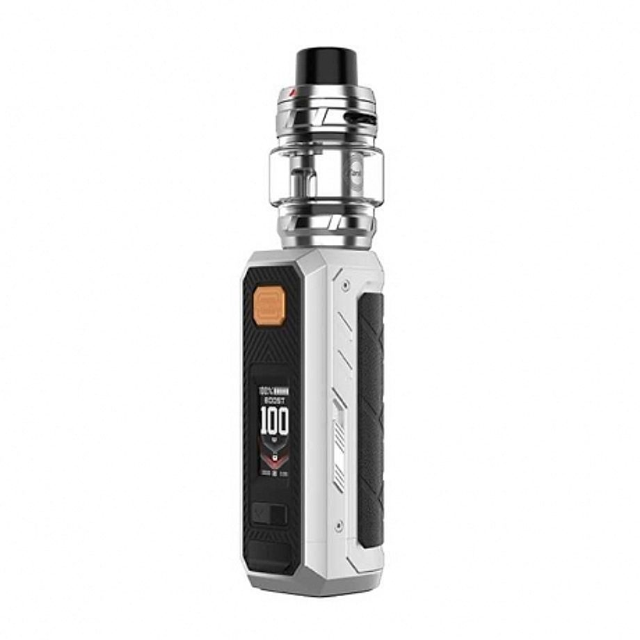 Cigarette electronique Kit Armour Ultra et iTank T Vaporesso Titanium silver
