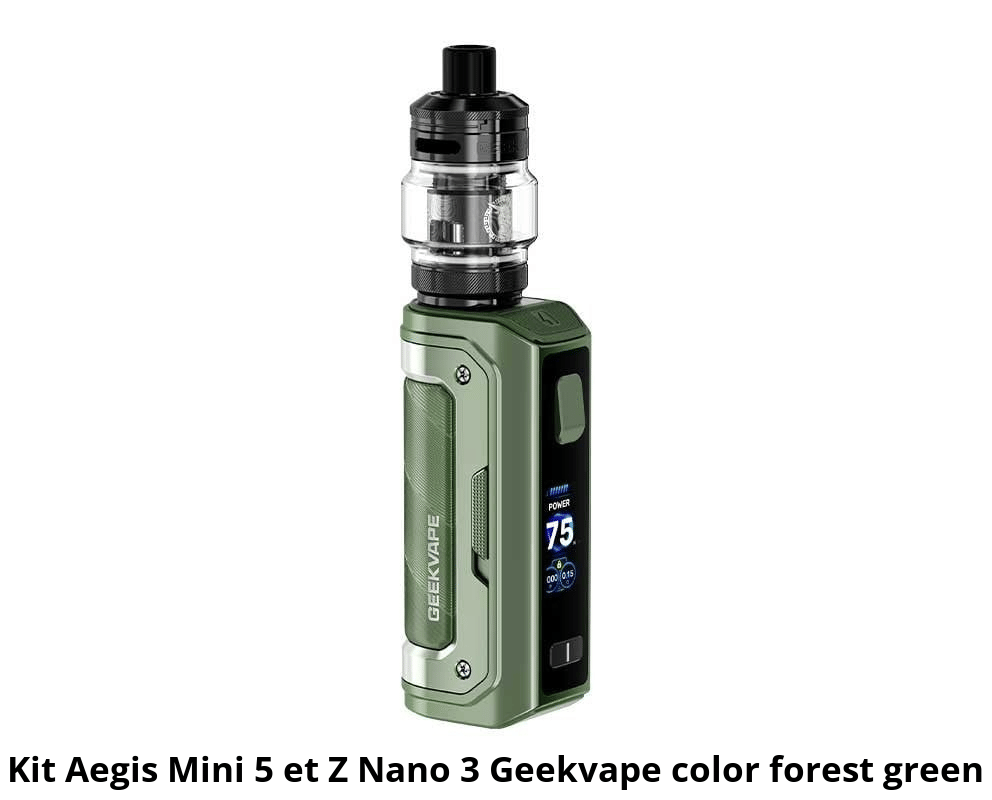 Kit Aegis Mini 5 et Z Nano 3 Geekvape ds 61,90