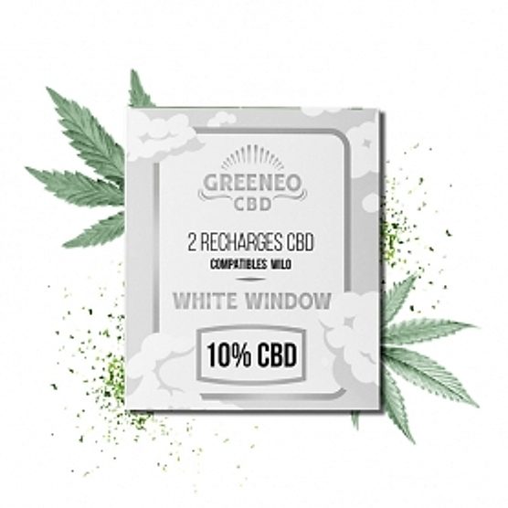 Recharge pod CBD White Window Greeneo Recharge pod CBD White Window Greeneo