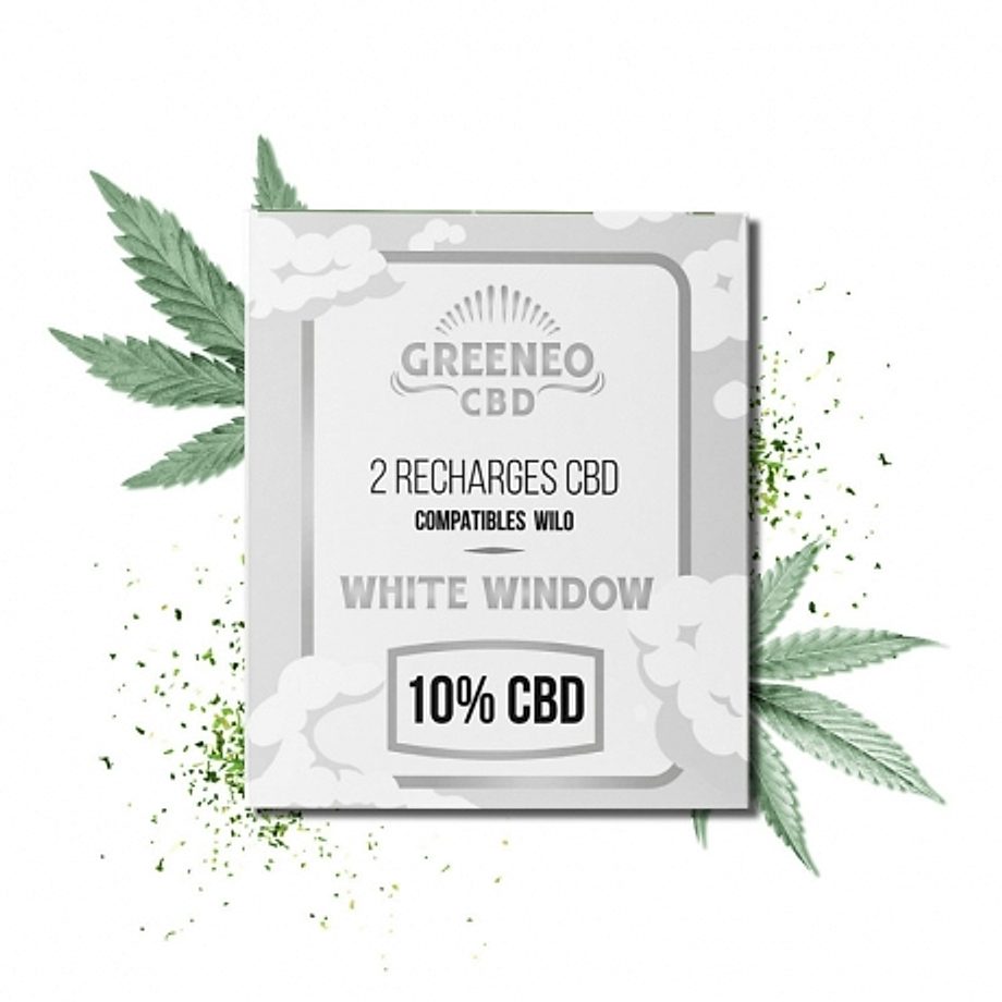 Recharge pod CBD White Window Greeneo Recharge pod CBD White Window Greeneo