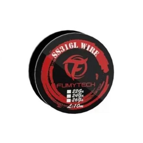 Fil résistif SS316L Wire 24GA 10m Fumytech Fil résistif SS316L Wire 24GA 10m Fumytech