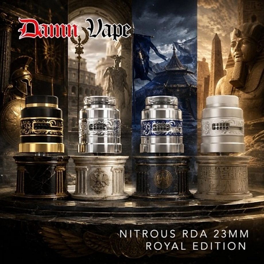 Nitrous RDA 23mm Royal Edition Damn Vape Nitrous RDA 23mm Royal Edition Damn Vape