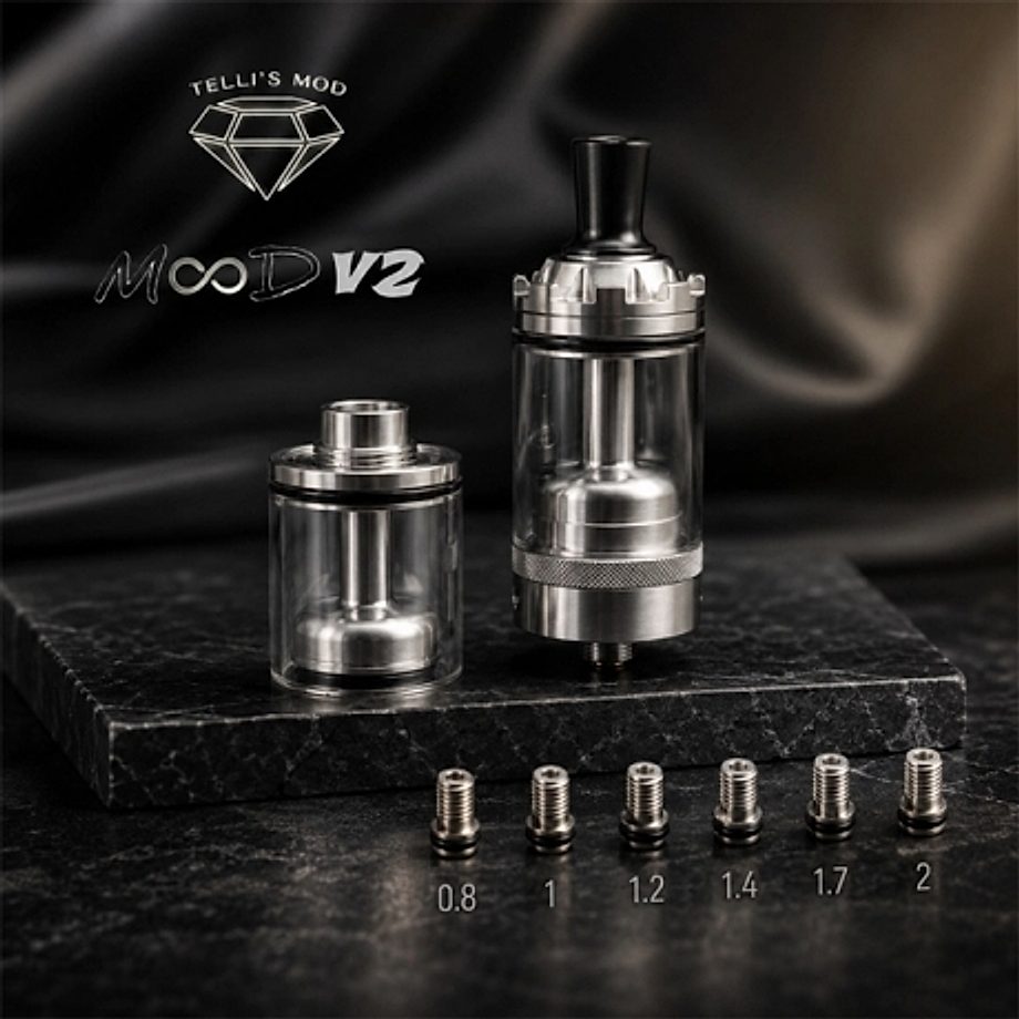 Mood V2 MTL RTA 4.4ml 22.5mm Telli's Mod Mood V2 MTL RTA 4.4ml 22.5mm Telli's Mod