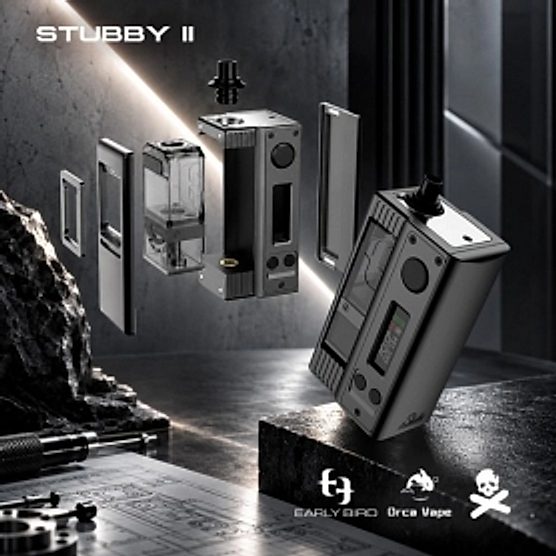 Stubby V2 AIO 18650 Early Bird Vaping Bogan Stubby V2 AIO 18650 Early Bird Vaping Bogan