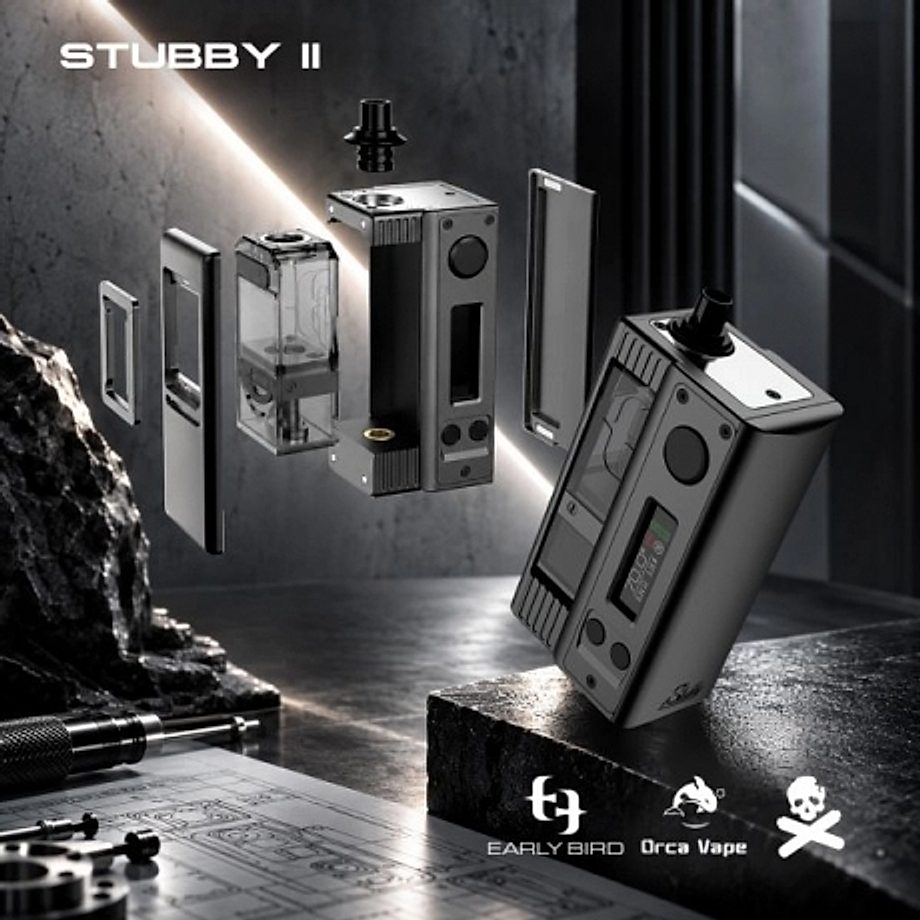 Cigarette electronique Stubby V2 AIO 18650 Early Bird Vaping Bogan