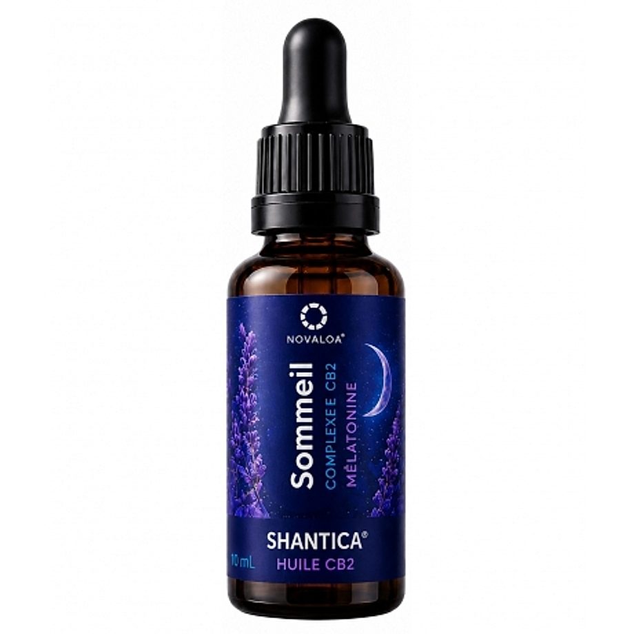 Huile Sommeil Complexe CB2 + Mélatonine Novaloa Huile Sommeil Complexe CB2 + Mélatonine Novaloa