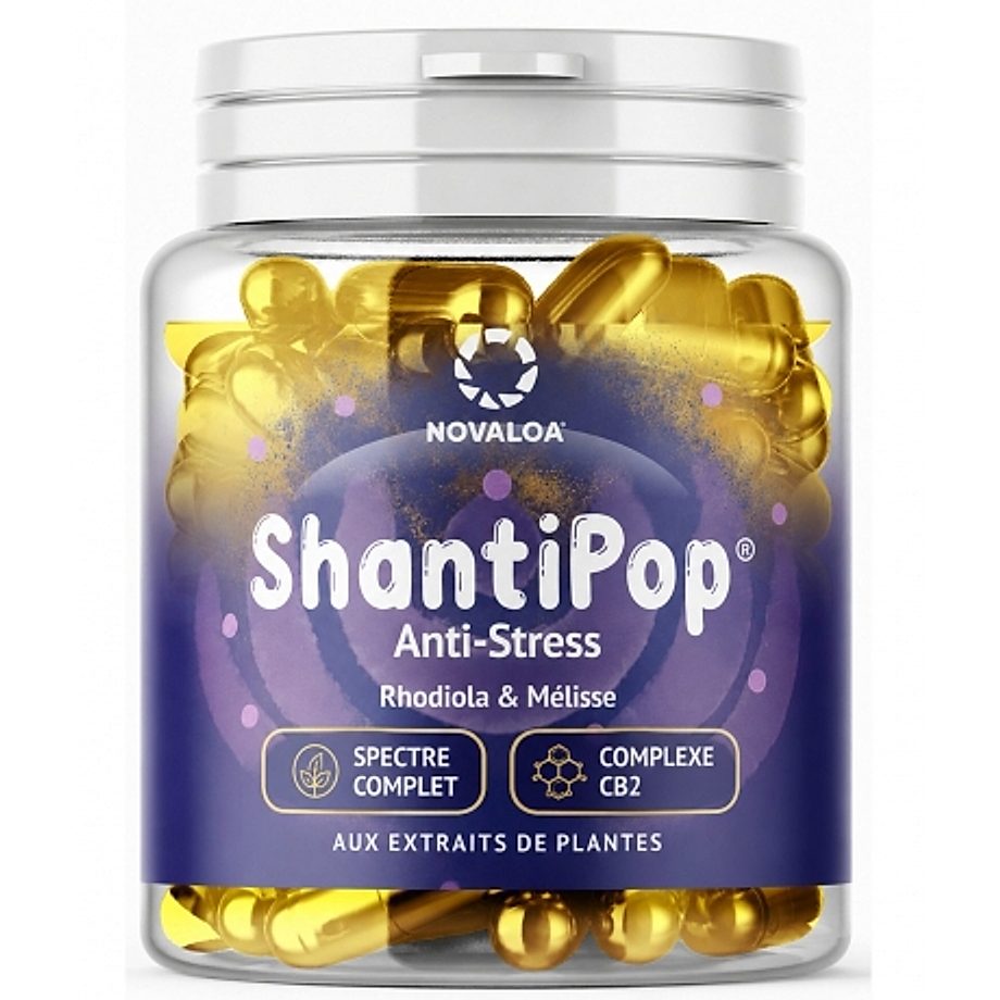 Capsules Liquides Anti-Stress Complexe CB2 et Spectre Complet Novaloa Capsules Liquides Anti-Stress Complexe CB2 et Spectre Complet Novaloa