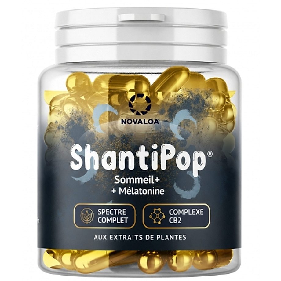 Capsules Liquides Sommeil+ Complexe CB2, Mélatonine et Spectre Complet Novaloa Capsules Liquides Sommeil+ Complexe CB2, Mélatonine et Spectre Complet Novaloa