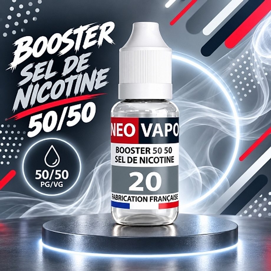 Booster 50/50 sel de nicotine Booster 50/50 sel de nicotine