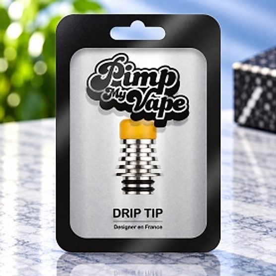 Drip tip 510 acier inoxydable avec Ultem Pimp My Vape pvm0002 pvm0001 Drip tip 510 acier inoxydable avec Ultem Pimp My Vape pvm0002 pvm0001