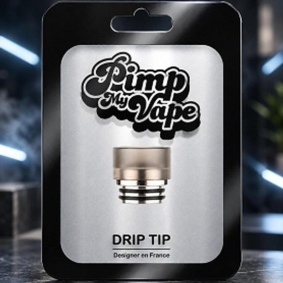 Drip tip 810 delrin, PEI et acier inoxydable Pimp My Vape