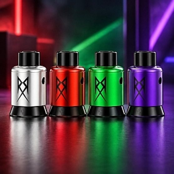 Recoil R3 RDA Single Coil Thunder Cloud x Grimm Green Recoil R3 RDA Single Coil Thunder Cloud x Grimm Green