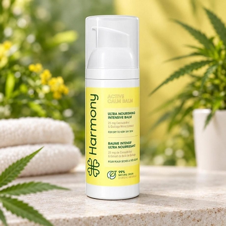 Baume intensif ultra nourrissant CBD 25mg 50ml Harmony Baume intensif ultra nourrissant CBD 25mg 50ml Harmony