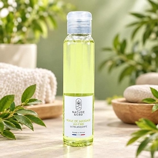 Huile de massage au CBD Nature & CBD