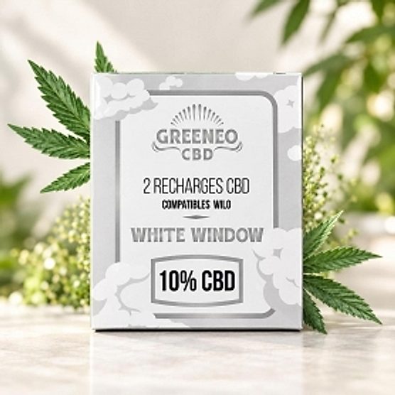 Recharge pod CBD White Window Greeneo Recharge pod CBD White Window Greeneo