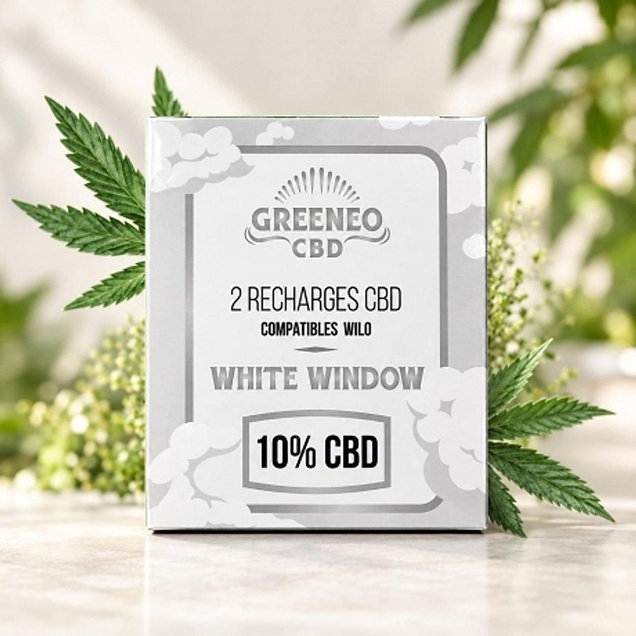 Recharge pod CBD White Window Greeneo Recharge pod CBD White Window Greeneo