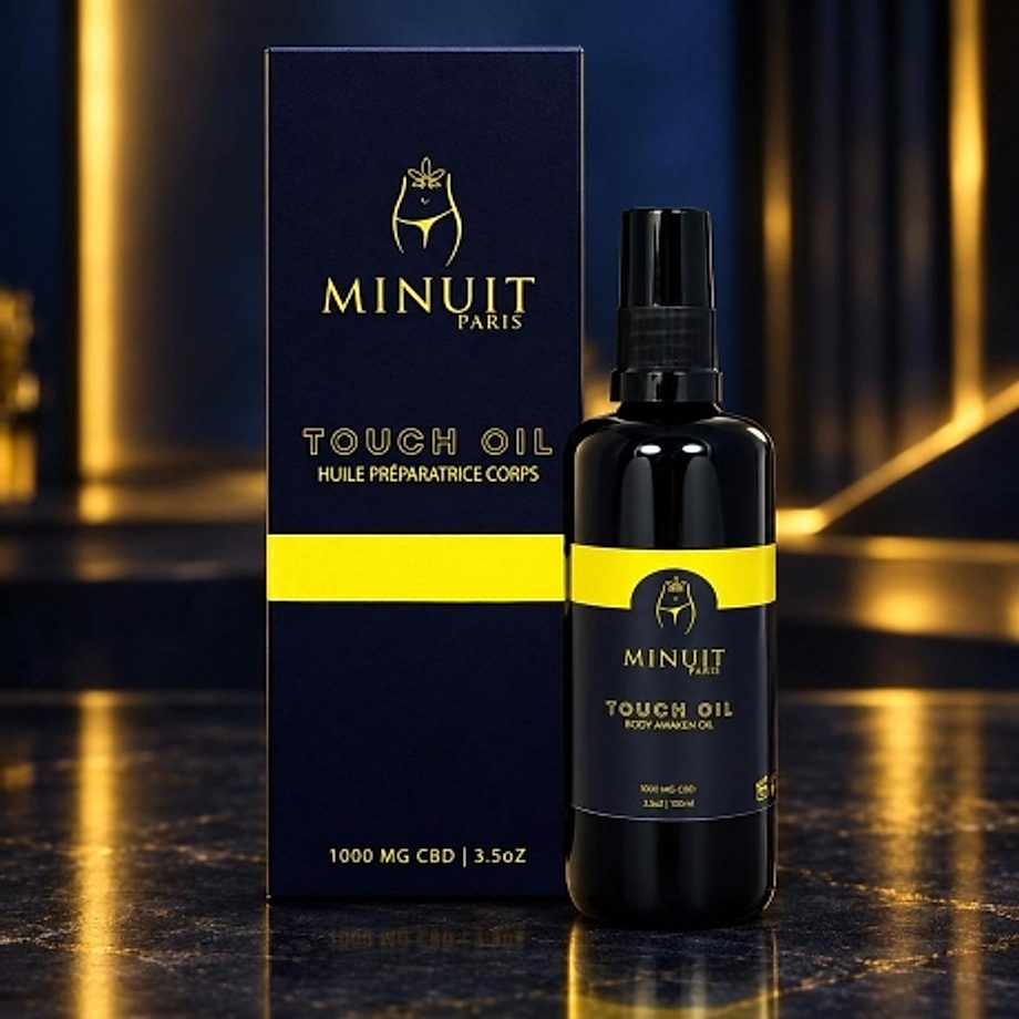 Touch Oil huile préparatrice corps CBD 1000mg 100ml Minuit Paris Touch Oil huile préparatrice corps CBD 1000mg 100ml Minuit Paris